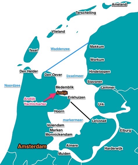 yacht charter Netherlands - near Amsterdam