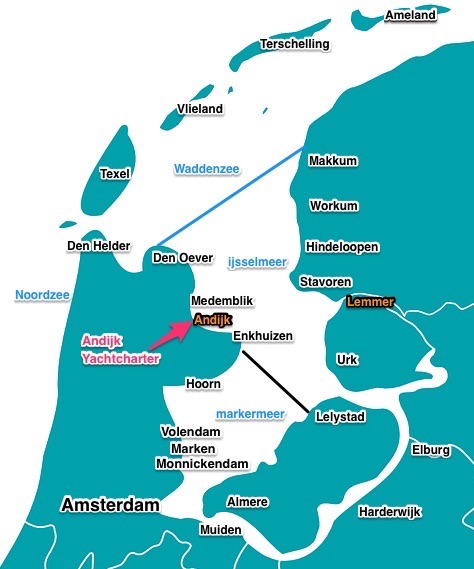 yacht charter Netherlands - sailing holland ijsselmeer